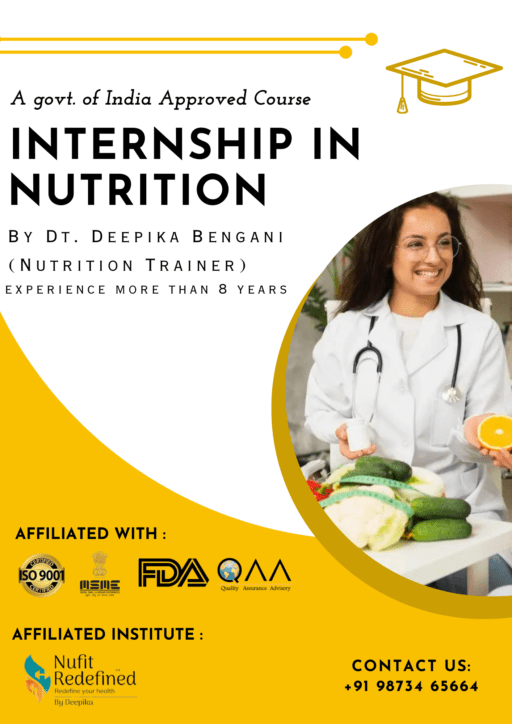 Online Internship Training in Nutrition with Certificate