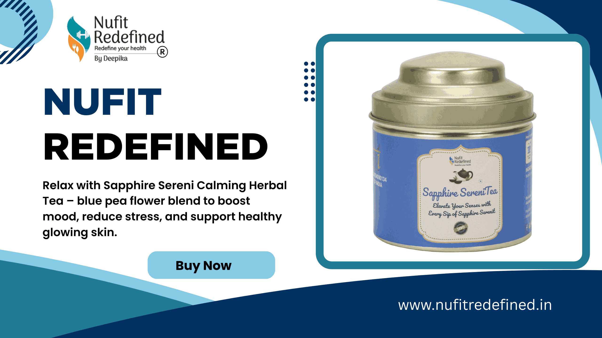 Sapphire Sereni Calming Herbal Tea